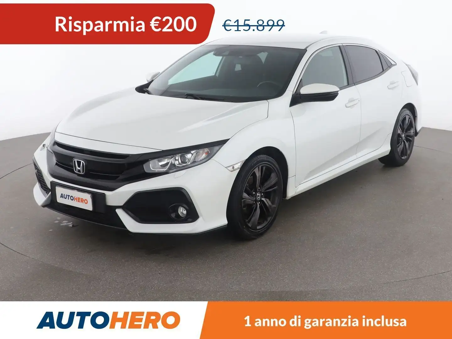 Honda Civic 1.0 VTEC Elegance Navi Bílá - 1