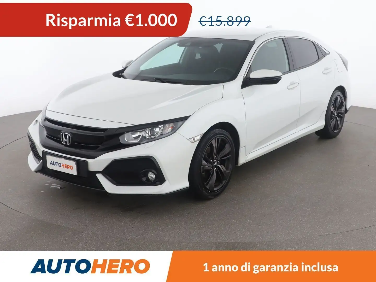 Honda Civic 1.0 VTEC Elegance Navi White - 1