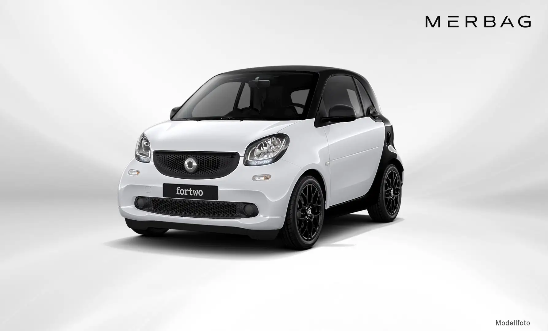 smart forTwo coupé 52kW twinamic Weiß - 1