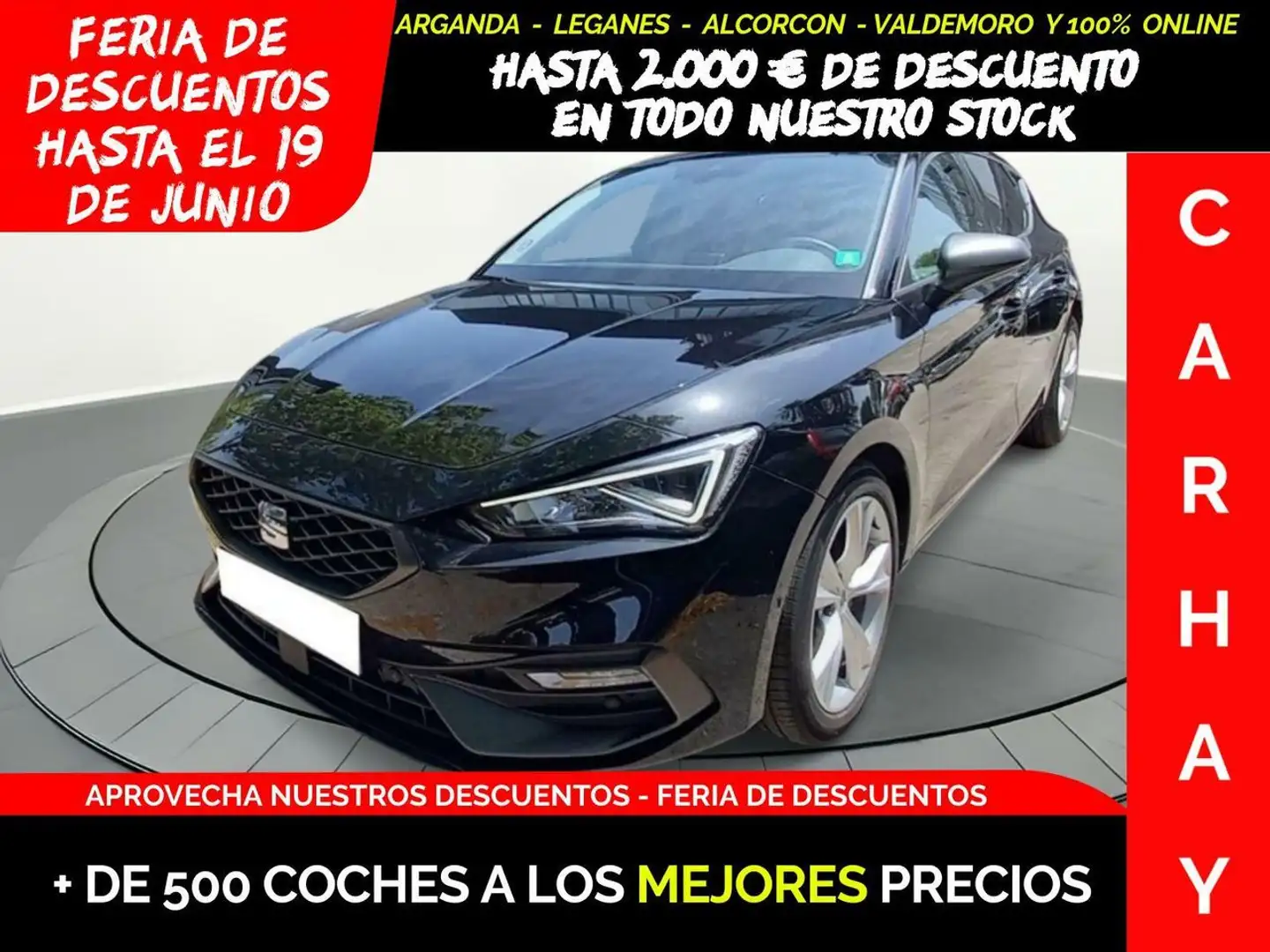 SEAT Leon 1.0 TSI 110 FR Winter Comort Drive&Park Schwarz - 1