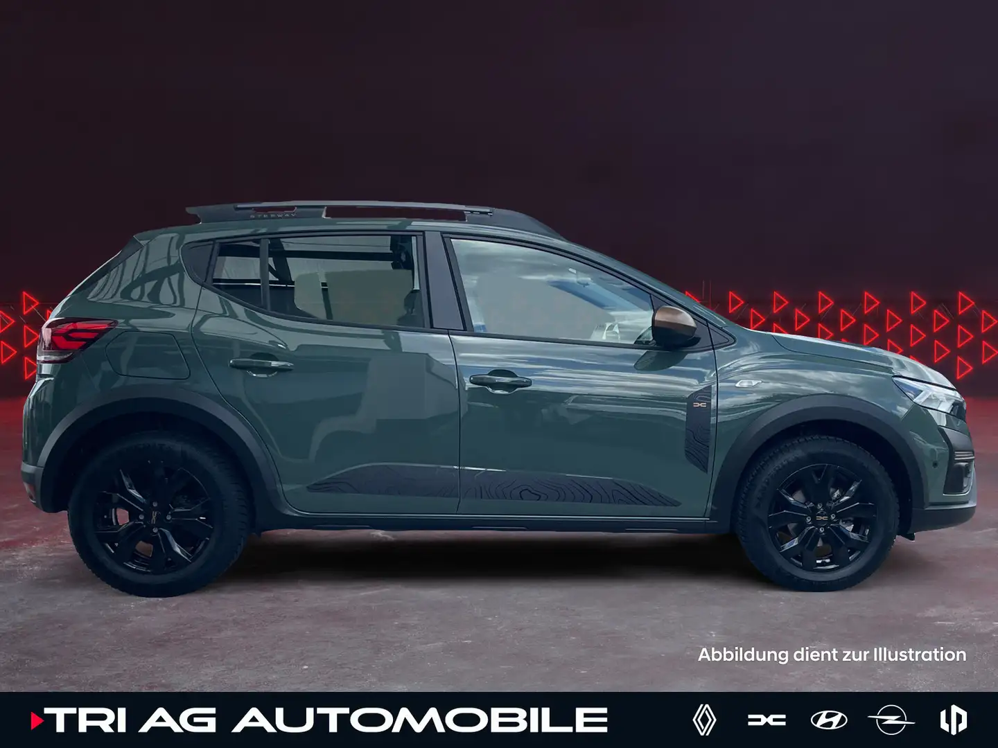 Dacia Sandero SANDERO III Stepway Extreme+ TCe 100 ECO-G Allwe Groen - 2