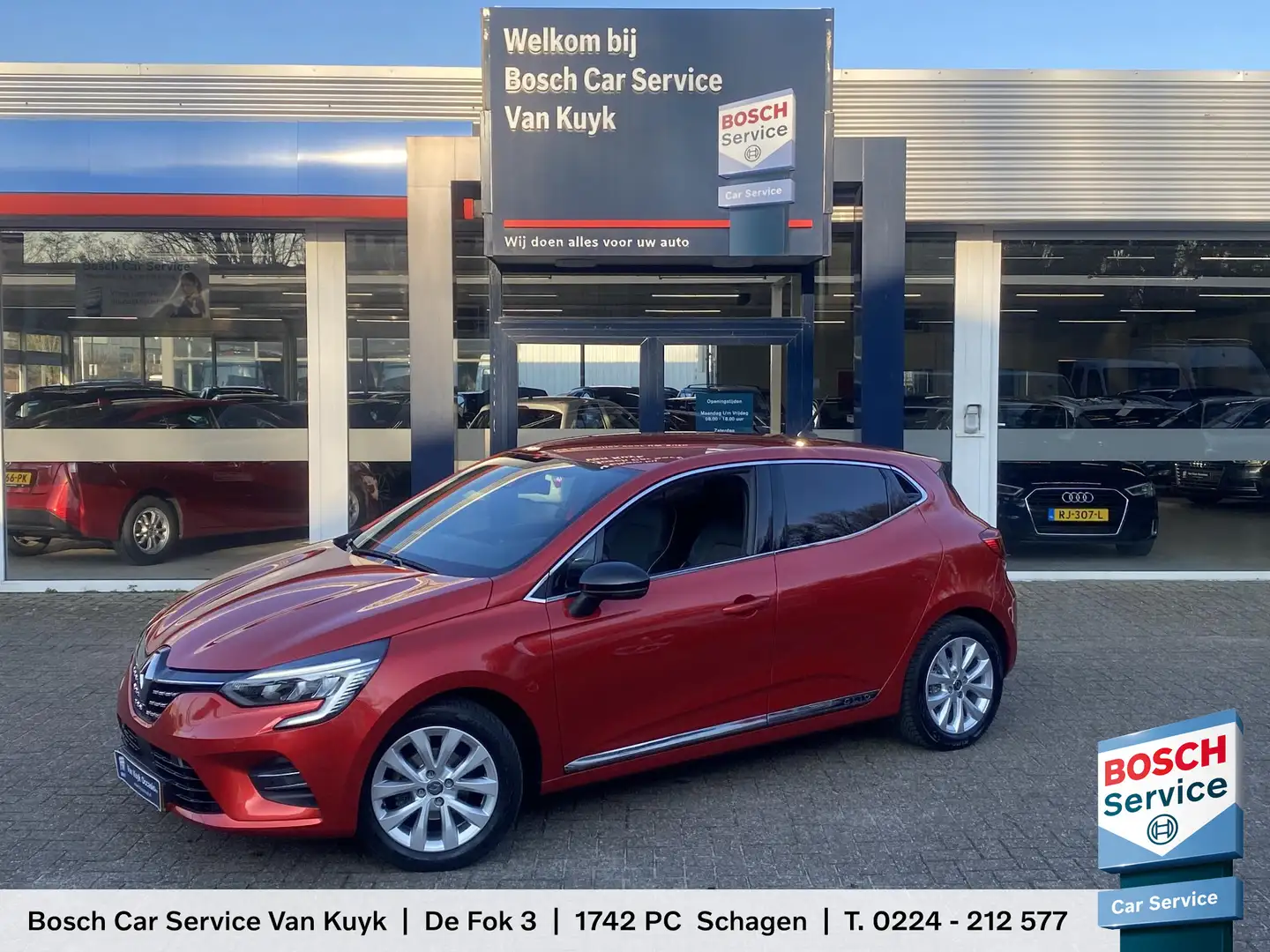 Renault Clio 1.0 TCe Intens / NL-Auto / 99.000 KM / Apple-Carpl Rood - 1