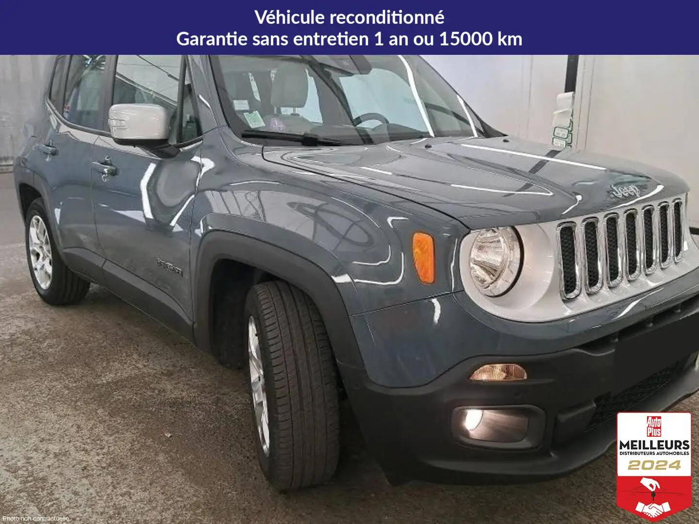 Jeep Renegade 1.4 I MultiAir 140 Limited +Toit +Caméra360 Blanc - 2