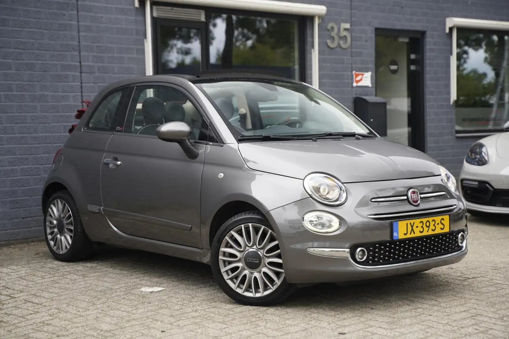 Fiat 500C 0.9 TwinAir Turbo Lounge Cabrio, Navigatie, NAP Gri - 2