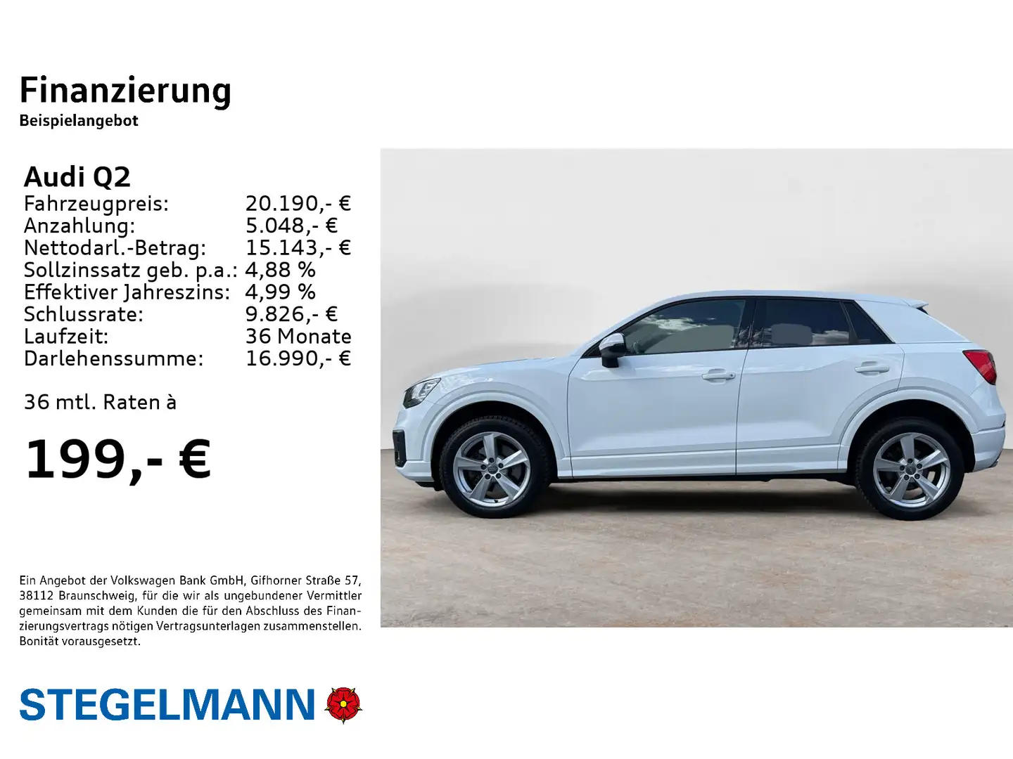 Audi Q2 1.4 TSI S-tronic sport *Navi*Sitzheizung*PDC* Blanc - 2