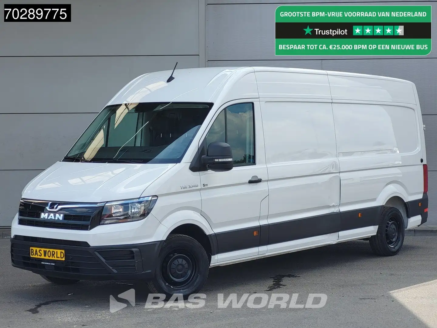 MAN TGE 3.140 Automaat L4H3 Airco Camera Parkeersensoren E Wit - 1