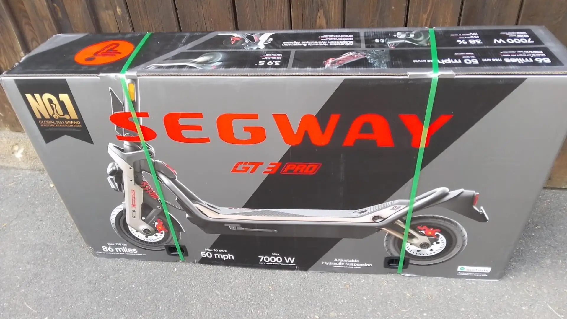 Segway Ninebot GT3 Pro mit 80 km/h, 3500 Watt, 138 km Чорний - 1