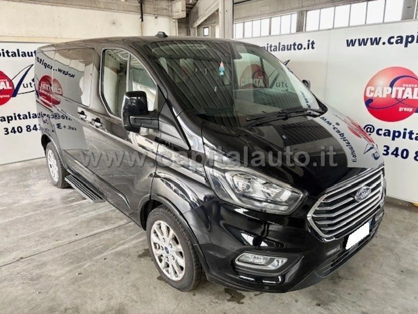 Ford Transit Custom Combi 20 d NETTO 15900 mhev 7 Posti MOTORE KO Nero - 2