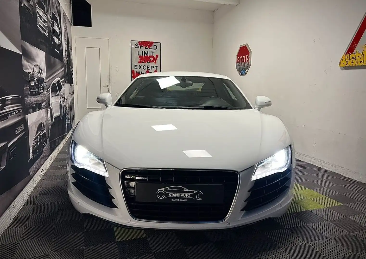 Audi R8 coupe 4.2 v8 fsi 420 quattro Blanc - 2