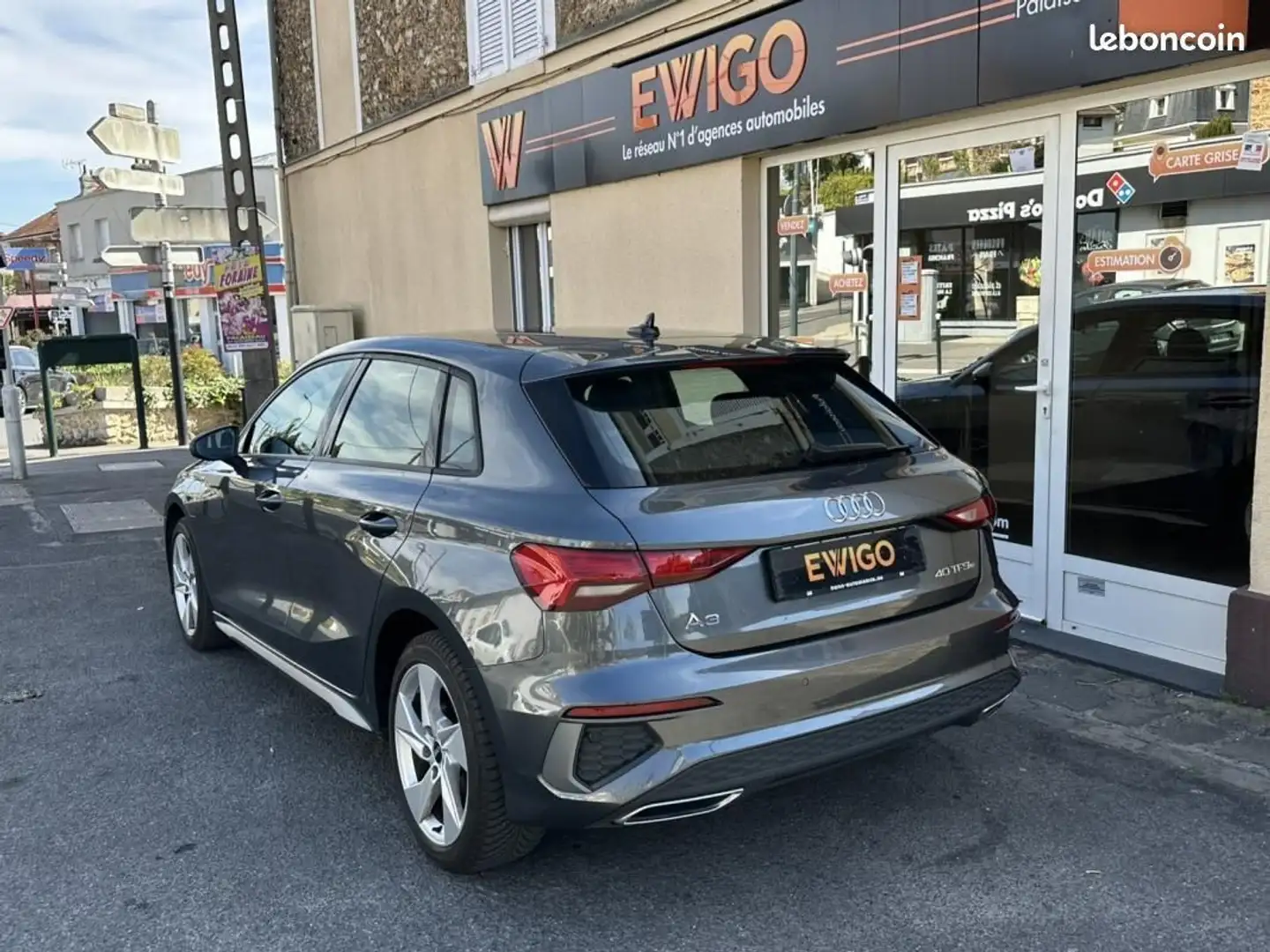 Audi A3 40 TFSIE 204 S line HYBRID S-TRONIC Gris - 2