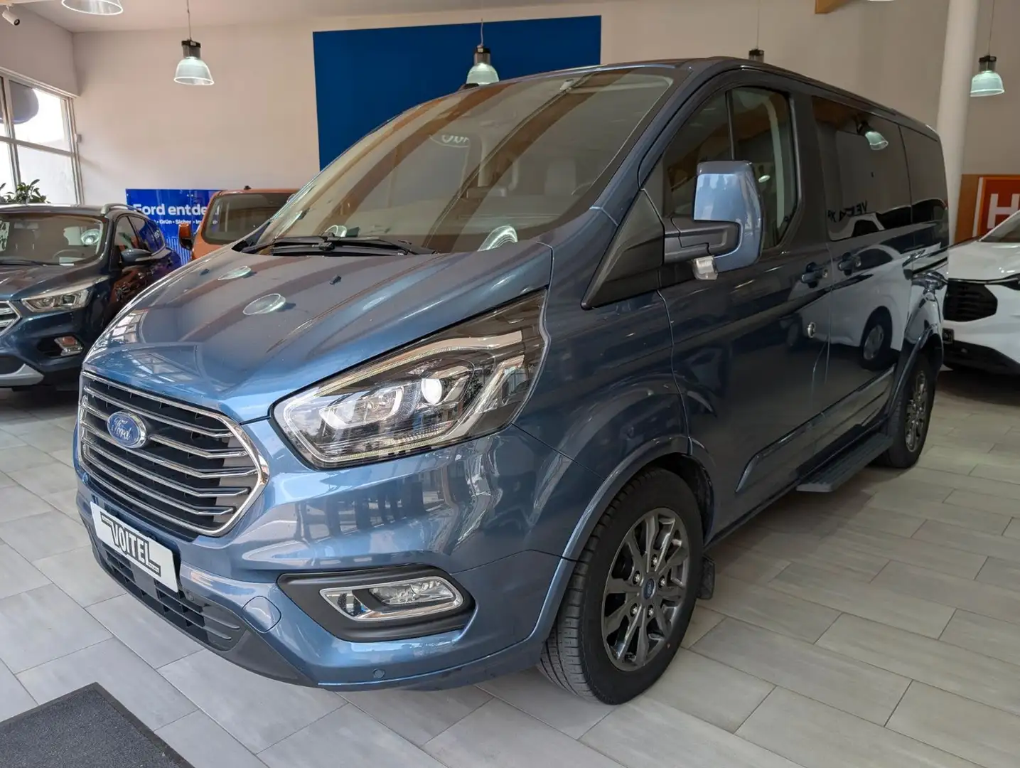 Ford Tourneo Custom L1 Titanium X 185PS EcoBlue Autom Blau - 1
