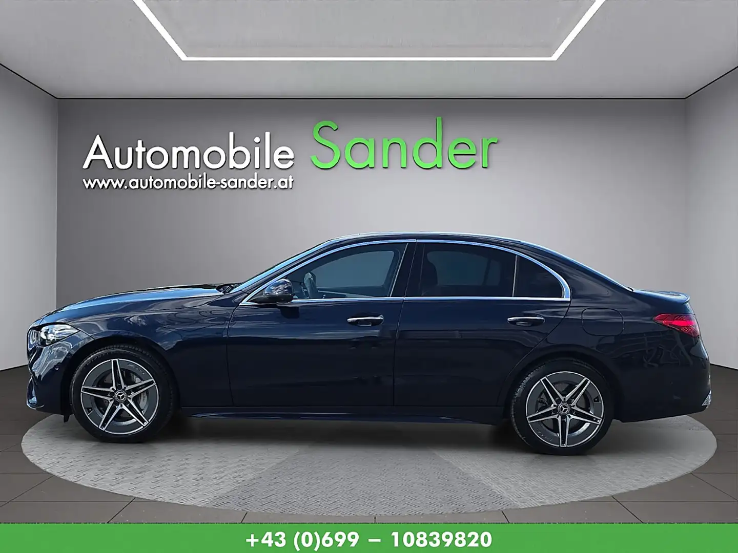 Mercedes-Benz C 300 e AMG Line *DIGITAL LIGHT / HEAD UP / LEDER WEISS* Blau - 2