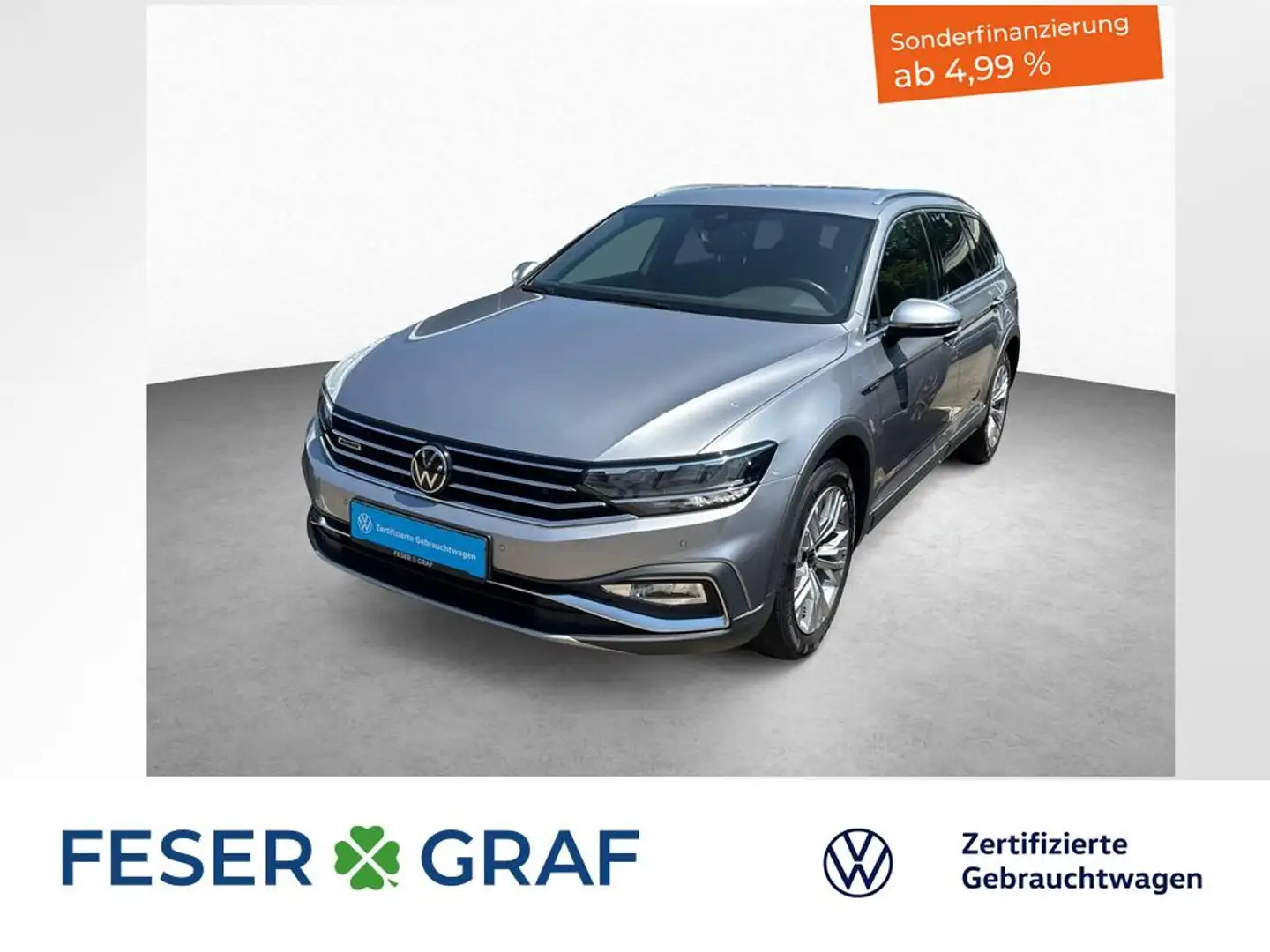 Volkswagen Passat Variant Alltrack 2.0 TDI SCR 4MOTION 147 kW 7-Gang-DSG NAV Plateado - 1