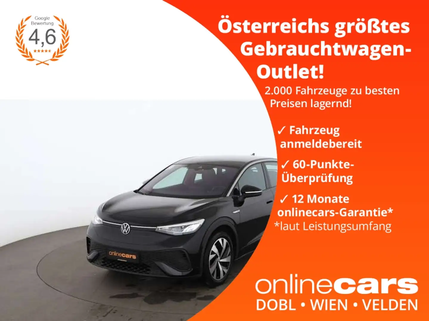 Volkswagen ID.5 Pro 77kWh Aut LED WAERMEPUMPE RADAR NAVI Schwarz - 1