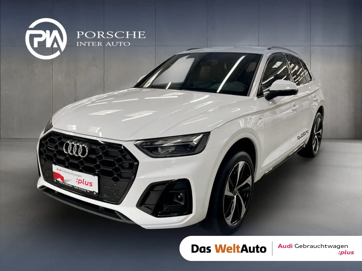 Audi Q5 40 TDI quattro S line Weiß - 1