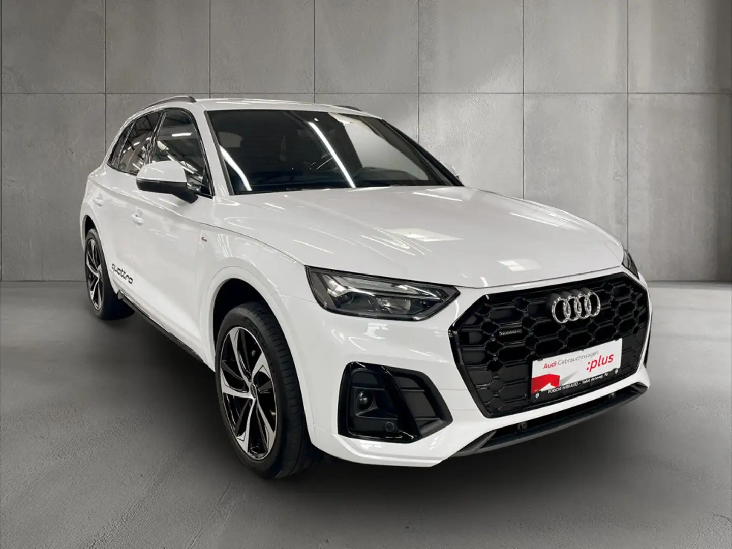 Audi Q5 40 TDI quattro S line Weiß - 2