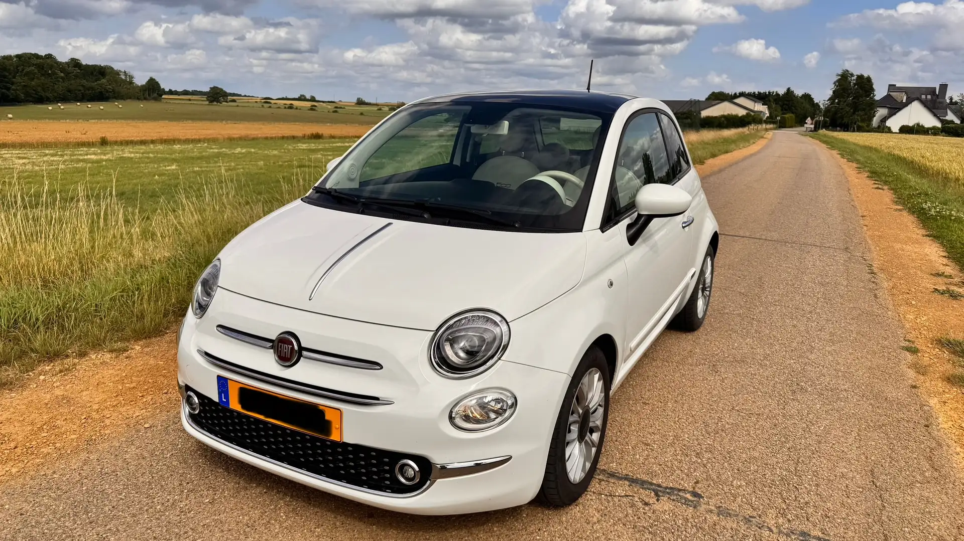 Fiat 500 500 0.9 85 CH TWINAIR LOUNGE Blanc - 2