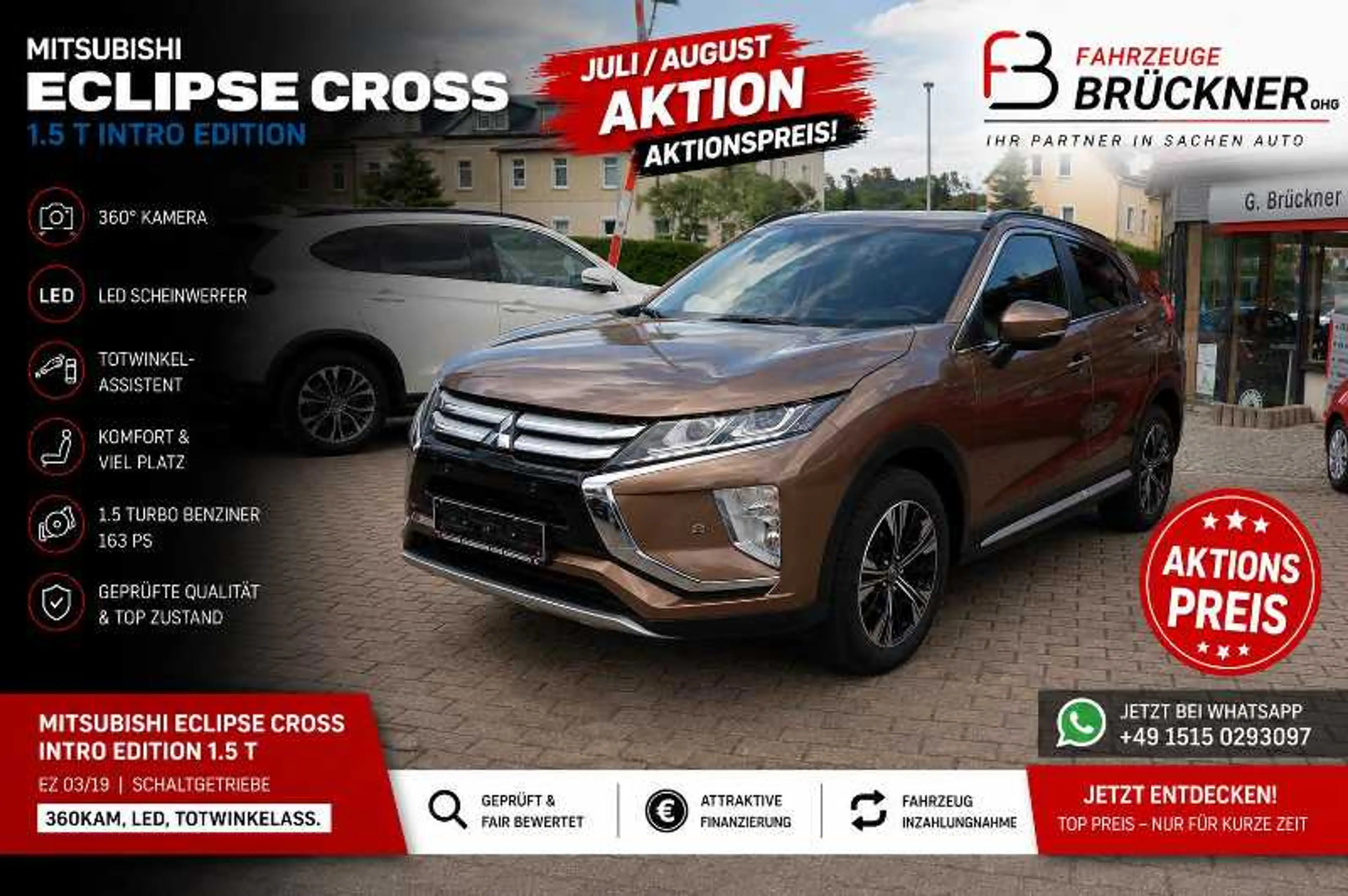 Mitsubishi Eclipse Cross Intro Edition 360°Kam,LED,AHK,Totwinkelassist.