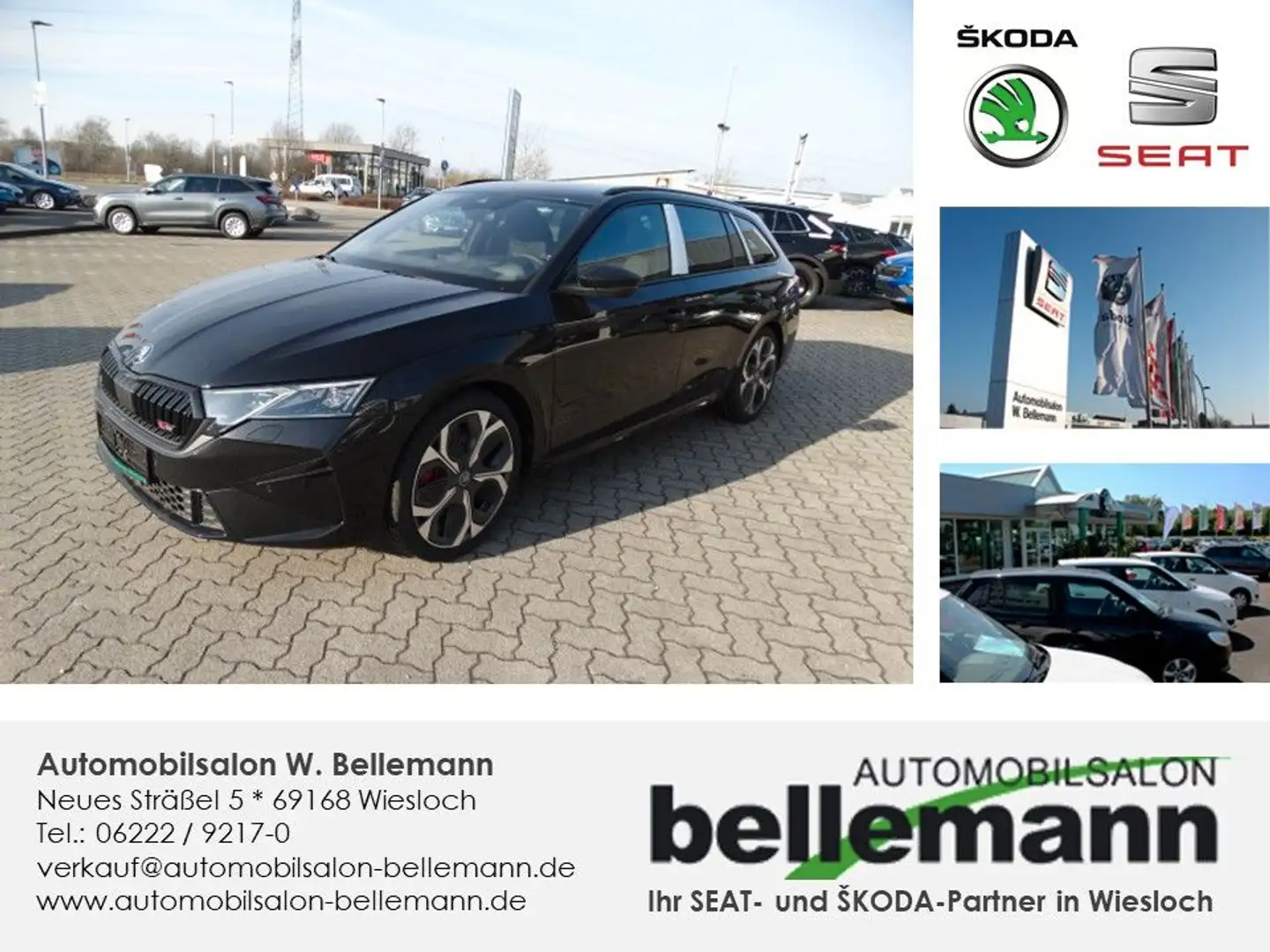 Skoda Octavia 2.0 TSI DSG 195kW RS Combi Noir - 1