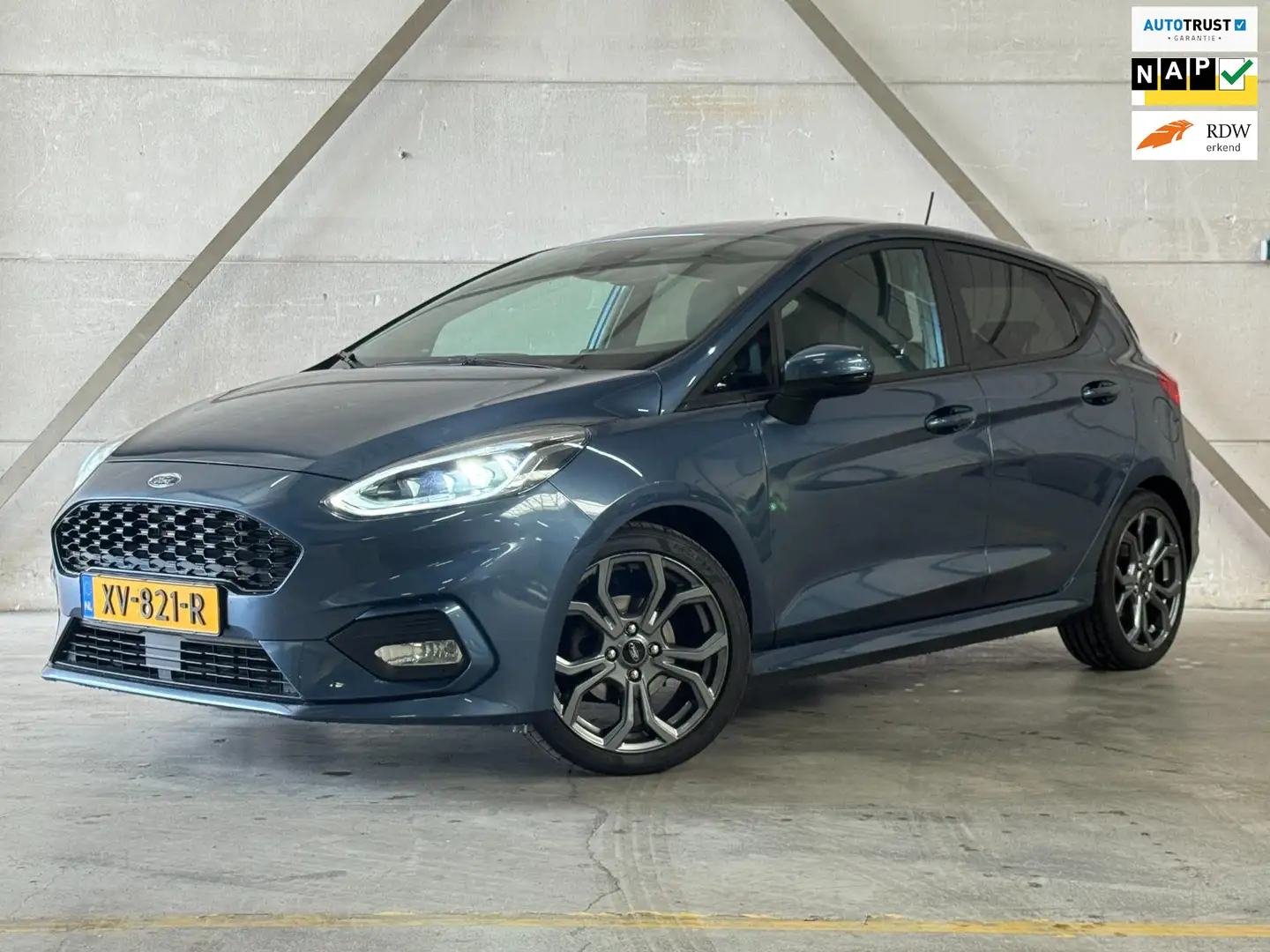 Ford Fiesta 1.0 EcoBoost ST-Line Keyless LED B&O Blauw - 1