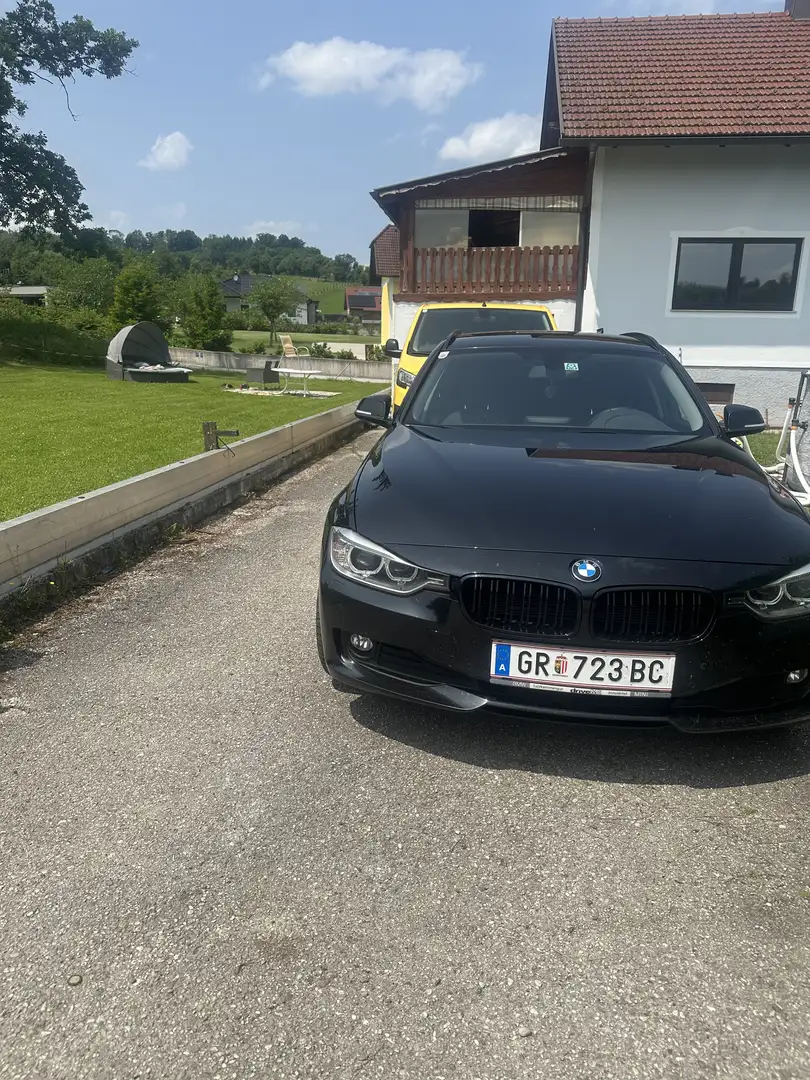 BMW 318 318d Touring Österreich-Paket Aut. Schwarz - 1