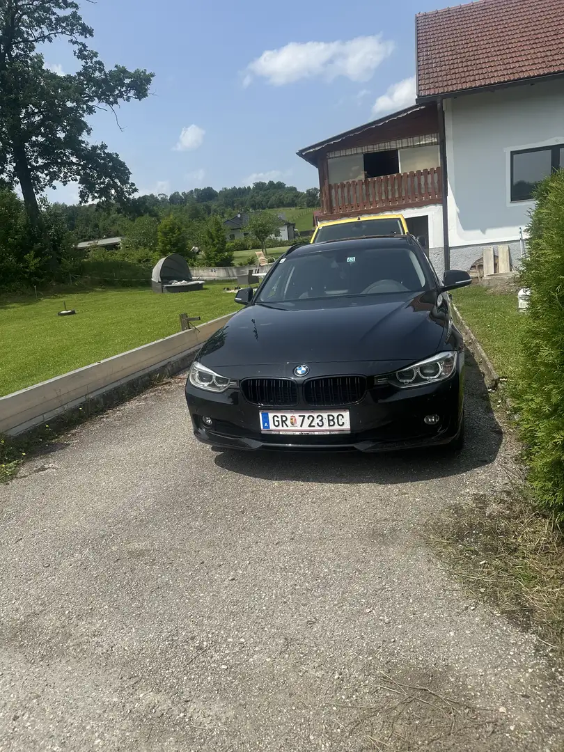 BMW 318 318d Touring Österreich-Paket Aut. Schwarz - 2