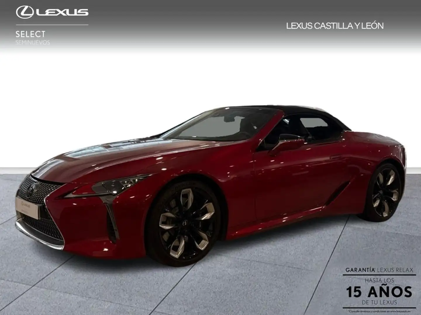 Lexus LC 500 CABRIO LUXURY 5.0 GASOLINA AUTOMÃTICA (RWD) Rojo - 1