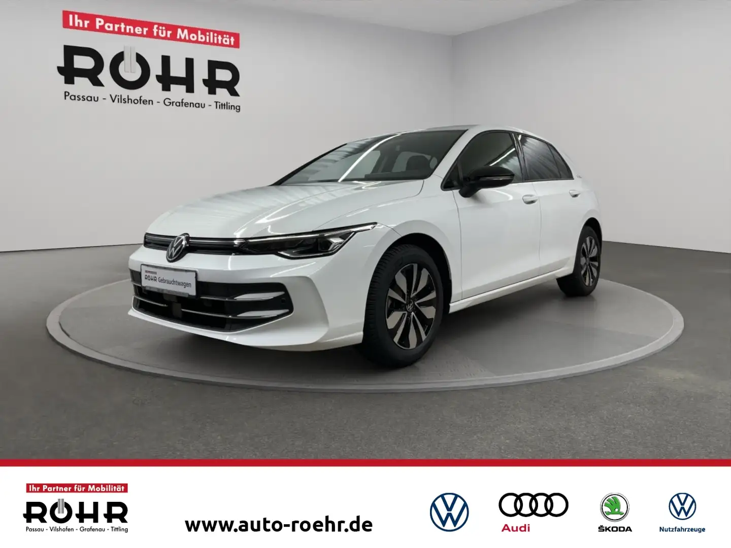 Volkswagen Golf VIII Life GOAL (AHK.Navi.Regensensor.ACC) 1.5 TSI Weiß - 1