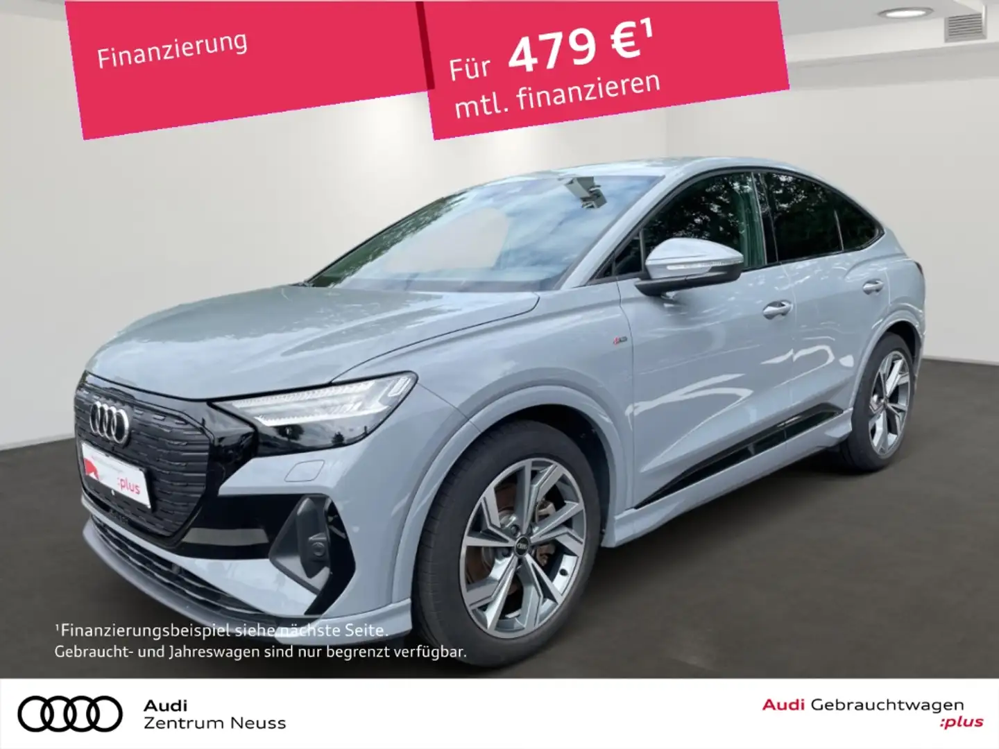 Audi Q4 e-tron Sportback 50 quattro 220 kW Gris - 1