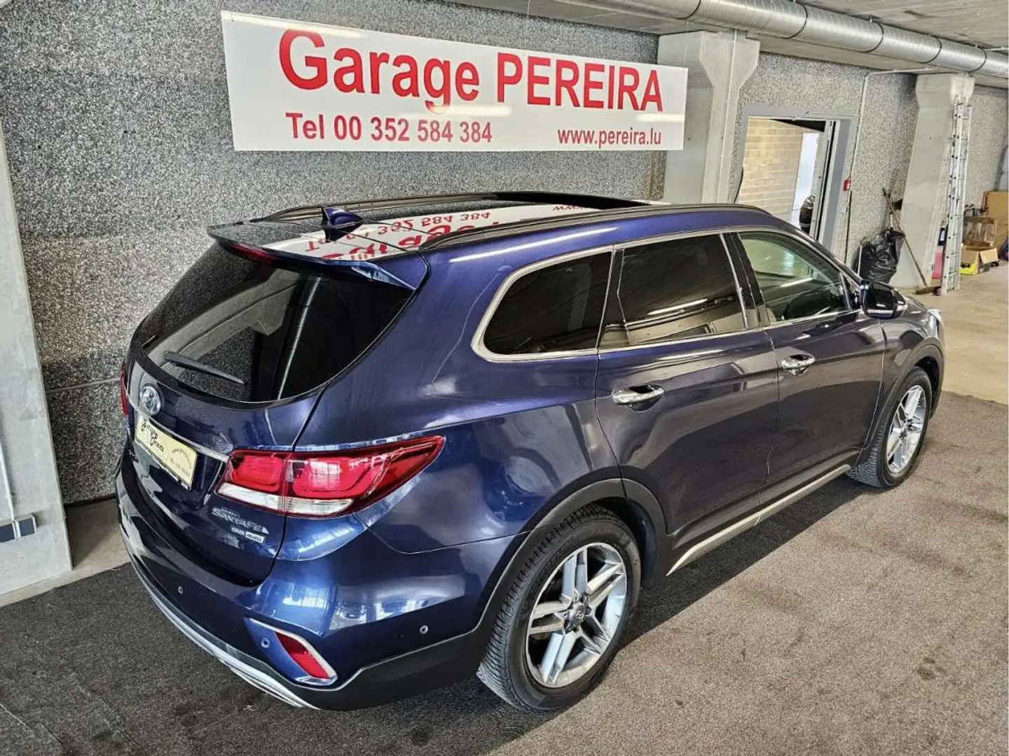 Hyundai Grand Santa Fe 2.2CRDi 200 AWD PANO CUIR NAVI 7 SITZE Azul - 2