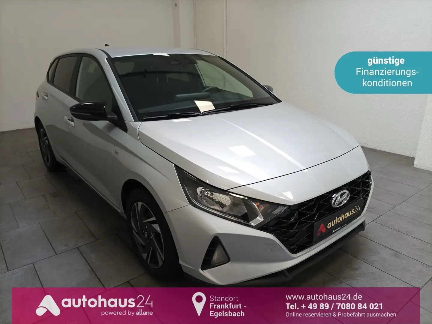 Hyundai i20 1.0 T-GDI  Connect & Go|Navi|Tempomat Argintiu - 1