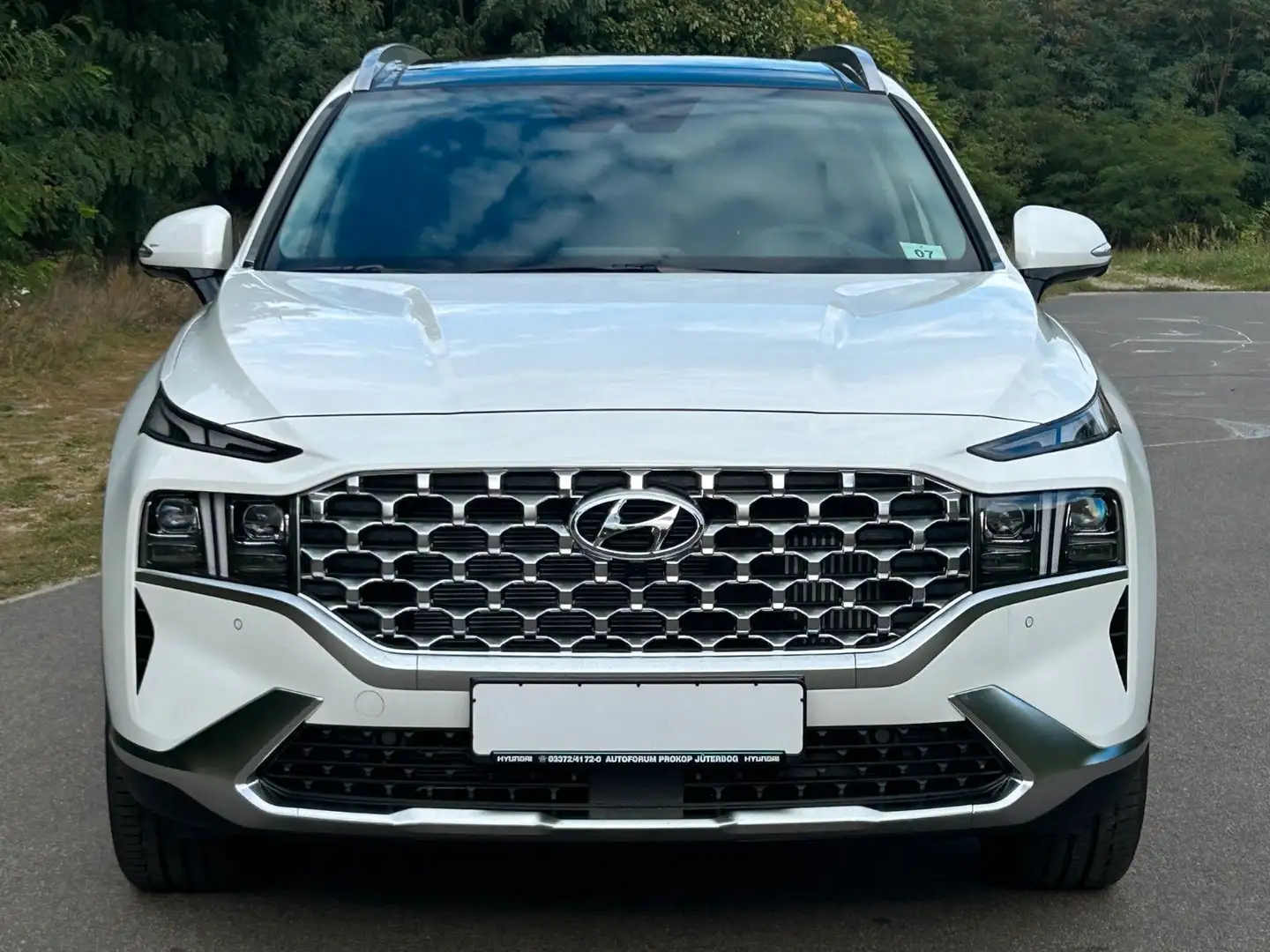 Hyundai SANTA FE 1.6 T-GDI HEV Prime *Pano*Totwinkl*360° Wit - 2