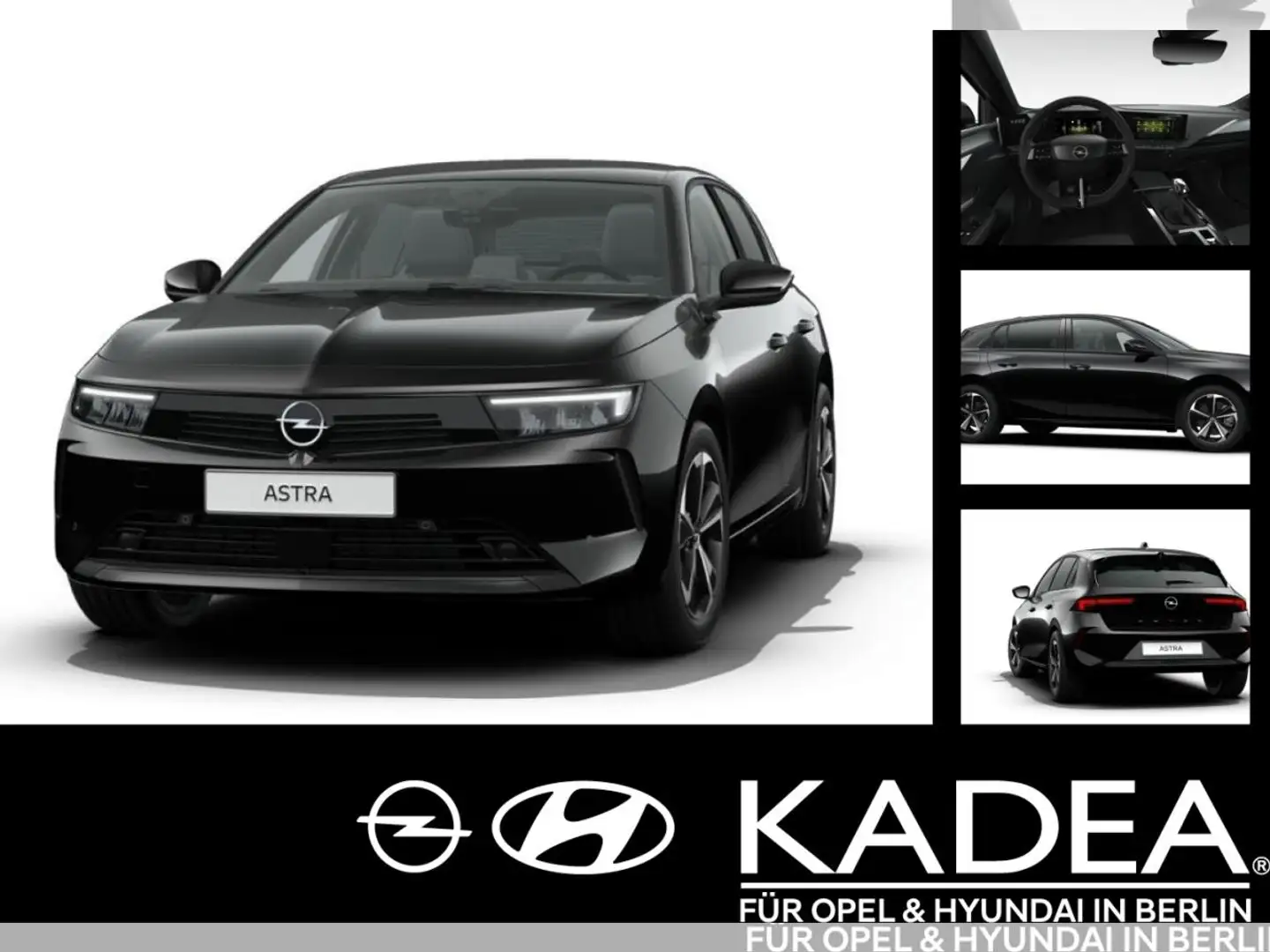 Opel Astra Edition 1.2 Turbo Schwarz - 1