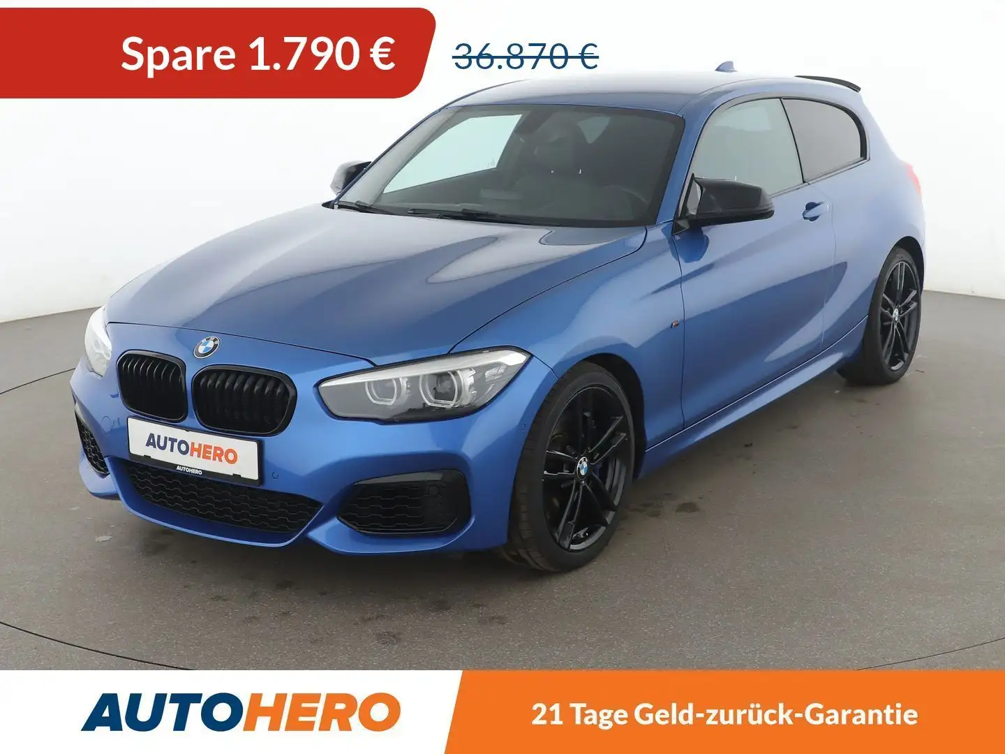 BMW 140 M140i xDrive Special Edition Aut.*NAVI*LED*H&K*CAM Bleu - 1