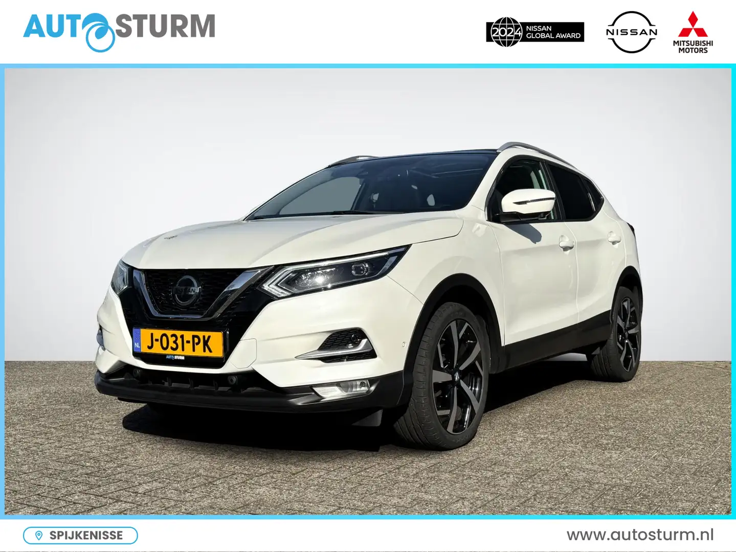 Nissan Qashqai 1.3 DIG-T Tekna | Trekhaak | Panoramadak | Apple C Wit - 1