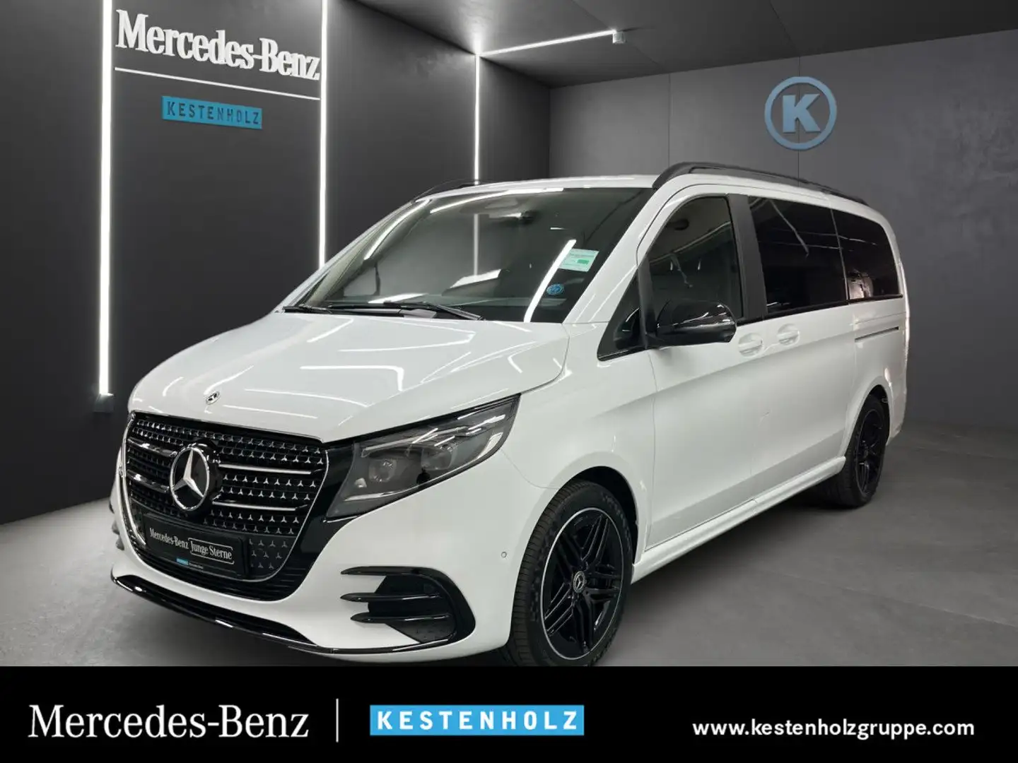 Mercedes-Benz V 250 d AVANTGARDE Lang Airmatic AMG Multibeam Weiß - 1