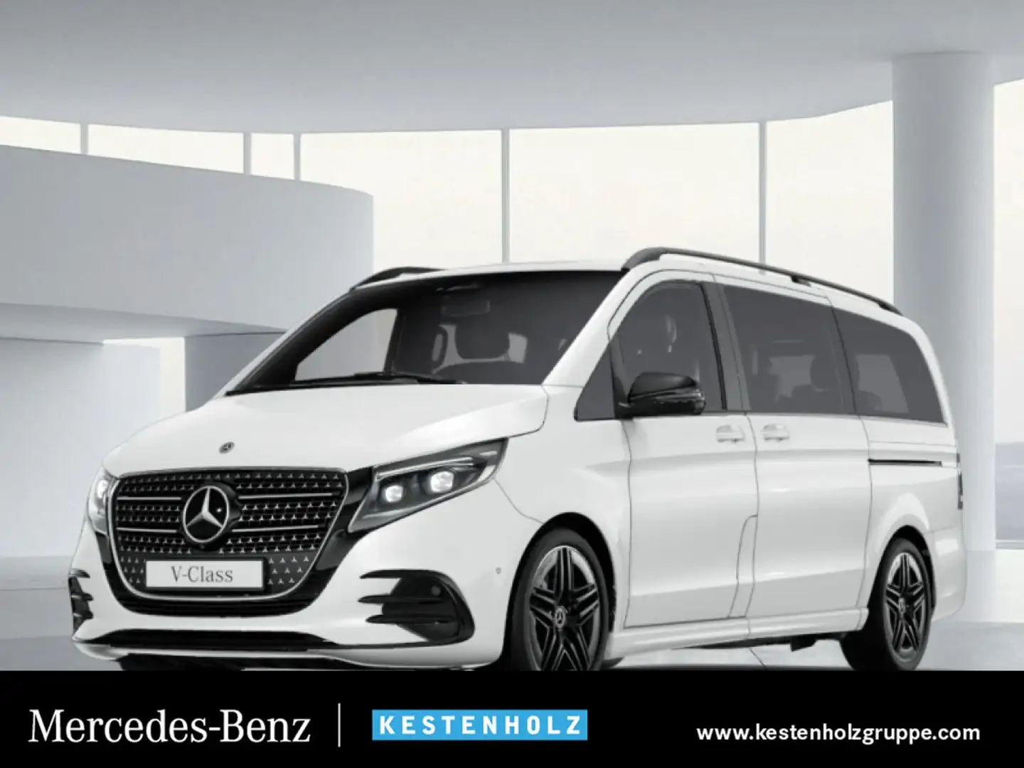 Mercedes-Benz V 250 d lang Avantgarde WideScreen 360° Airmat AHK Weiß - 1