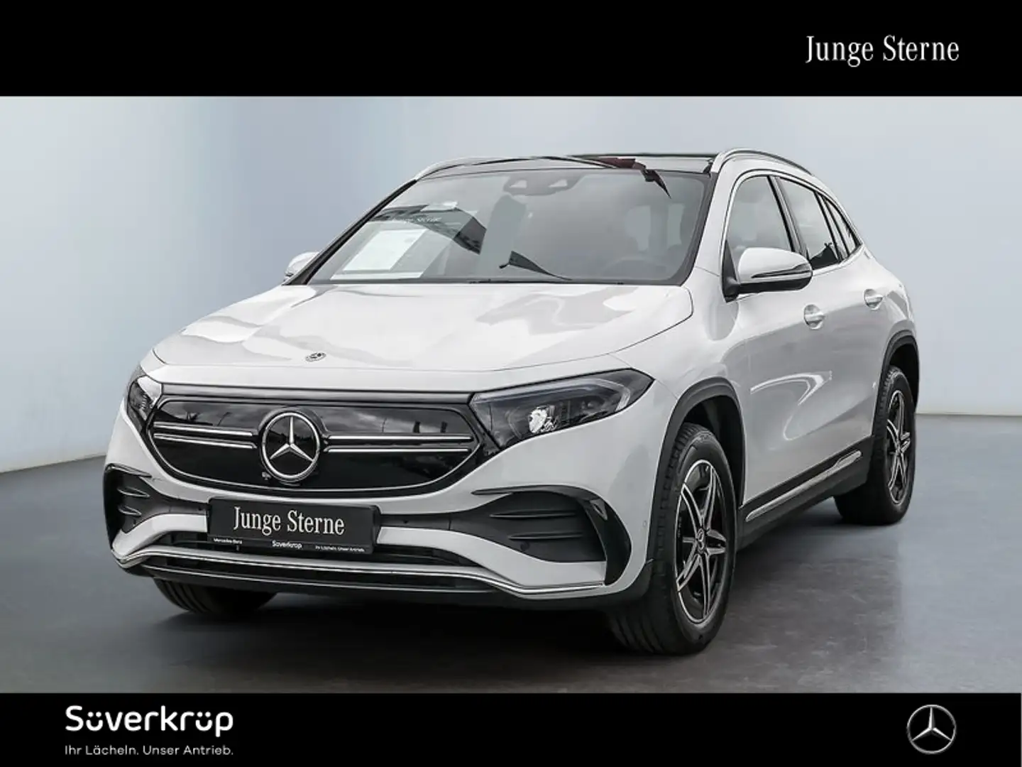 Mercedes-Benz EQA 300 4M , AMG DISTR PANO SPUR STANDH AHK SHZ Weiß - 2