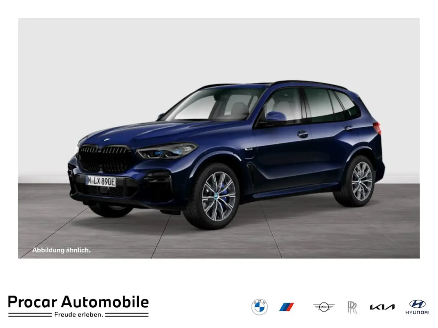 BMW X5 xDrive45e M Sport HUD PANO ACC AHK NAVI LED Blau - 1