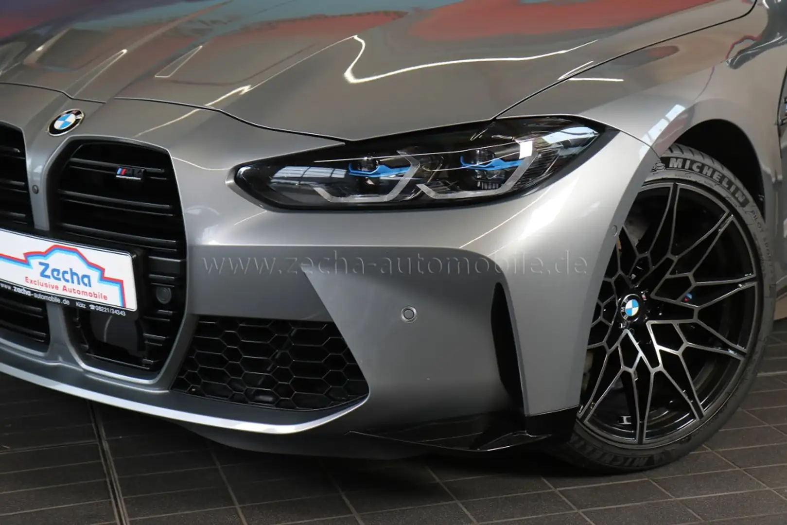 BMW M4 xDr. Compet.M-Driv-Pack.Park+DrivProf.Sitzbel. Gris - 2
