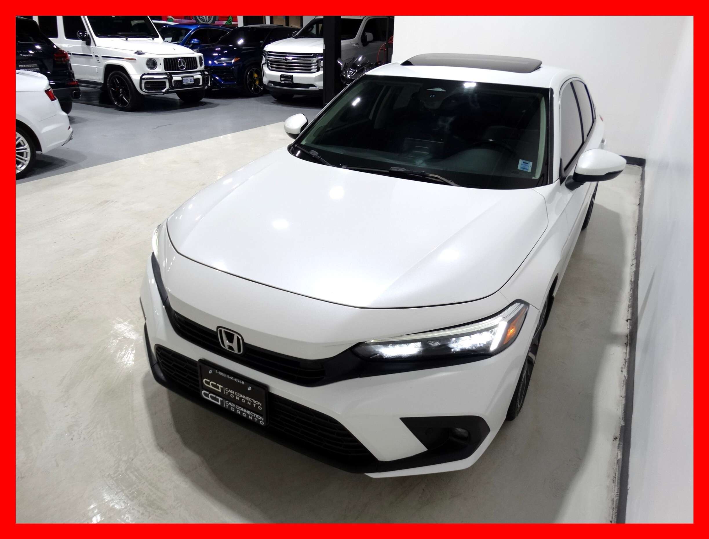 2022 Honda Civic TOURING *NAVI/BACKUP CAM/LEATHER/SUNROOF/LOADED!!! — снимка 1