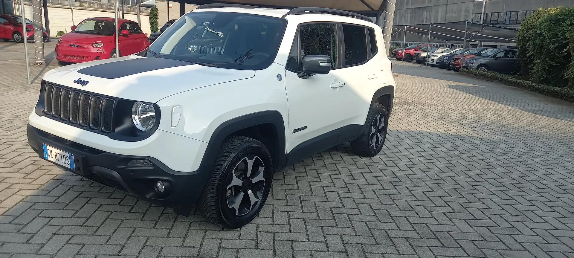 Jeep Renegade TUTTI TAGLIANDI UFFICIALI 4x4 Trailhawk PHEV Bianco - 1