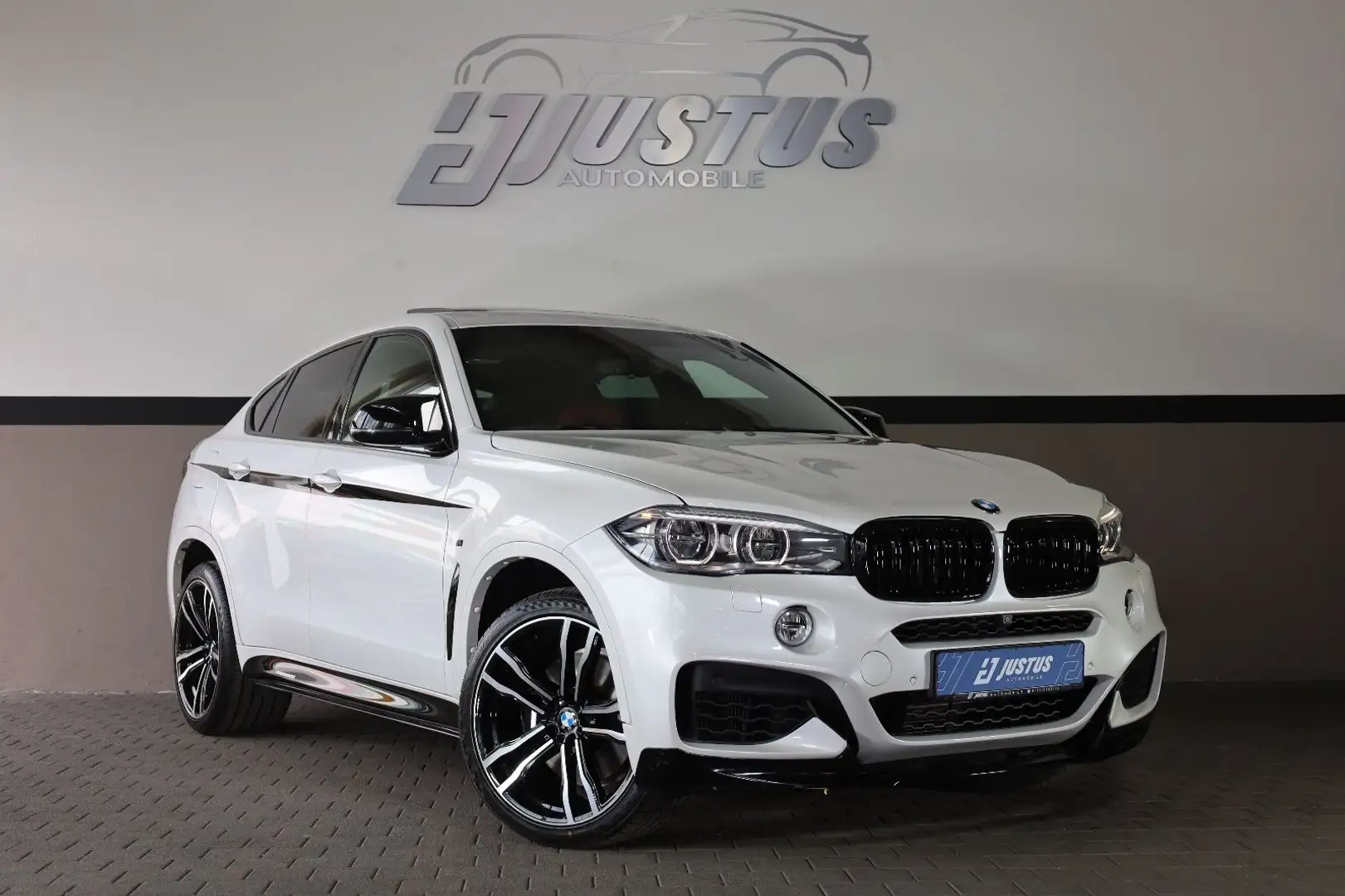 BMW X6 xDrive50i/M/360*/HUD/SHZ/HK/BTH/MFL/SBD/R21 Blanc - 1