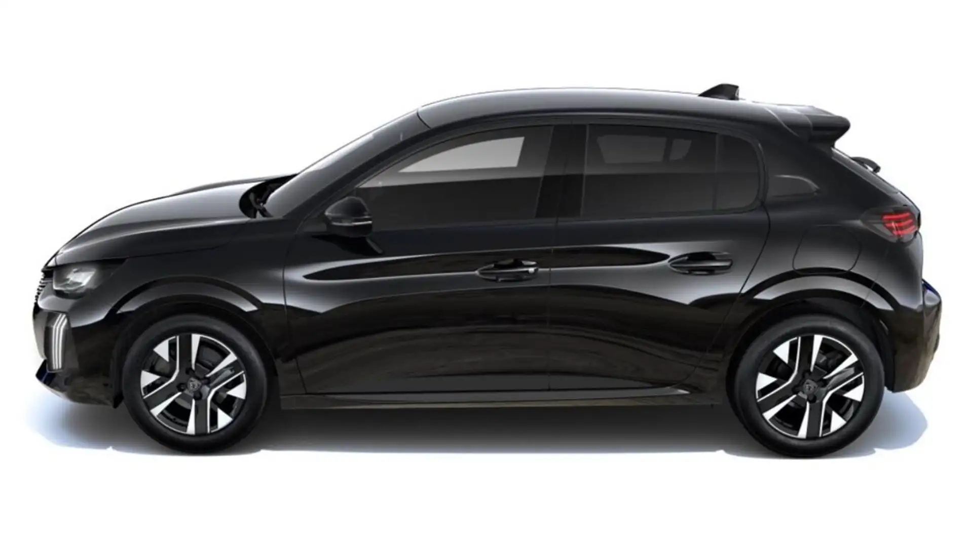 Peugeot 208 Allure MHEV AT Nav 360° 2xPDC CarP LED PrivG 81... Schwarz - 2