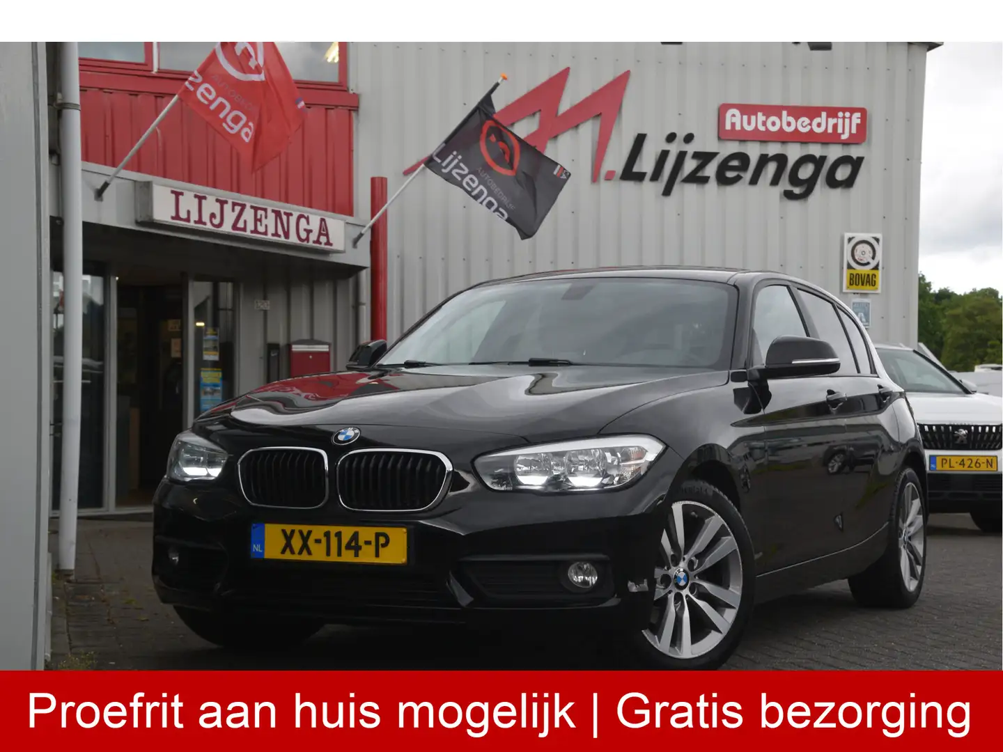 BMW 118 1-serie 118i Corporate Lease Navi | Keyless | DAB Zwart - 1