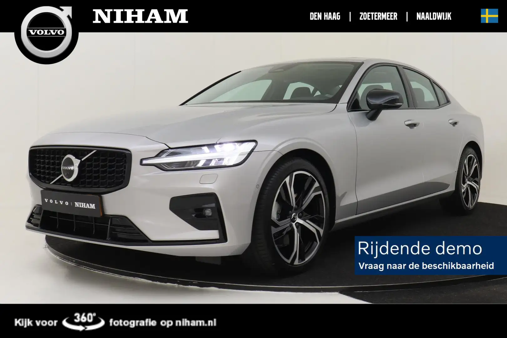 Volvo S60 B4 (M-HYBRID) PLUS DARK -PANO.DAK|GEVENT.LEDER|360 Gri - 1