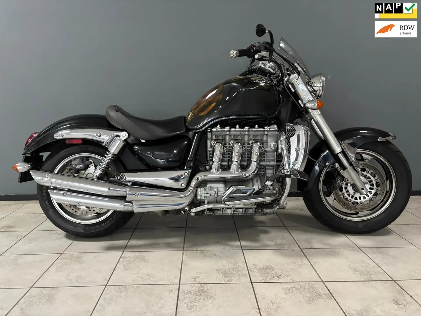 Triumph Chopper Rocket III 2300cc/141pk Zwart - 1