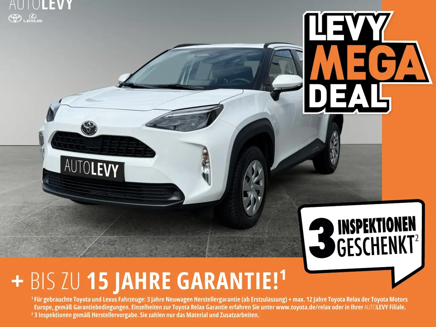 Toyota Yaris Cross 1.5 Business Edition ++SHZ+SpurH++ Weiß - 1