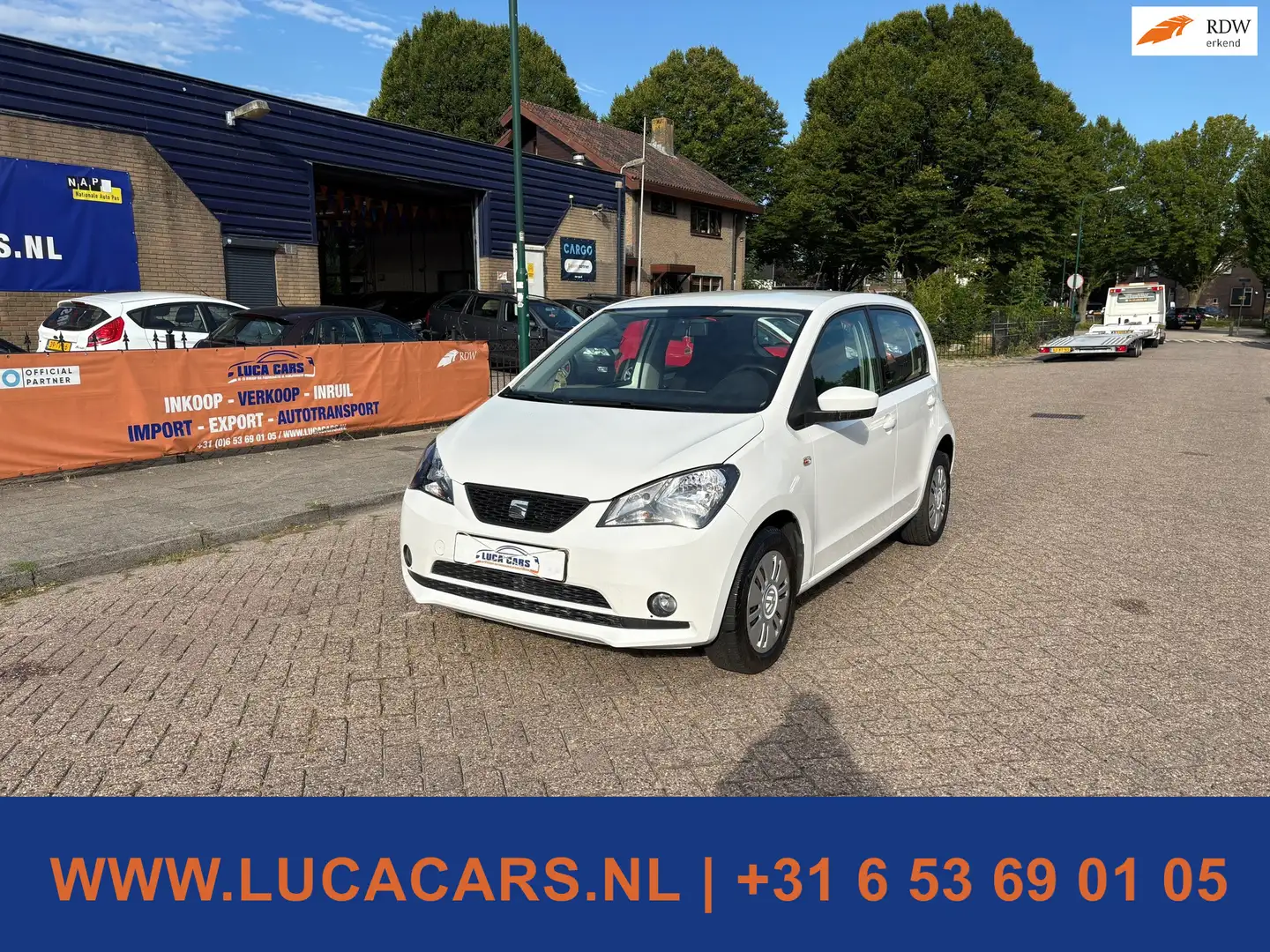 SEAT Mii 1.0 Style Chic Airco 2X SLEUTEL + BOEKJES! Weiß - 1