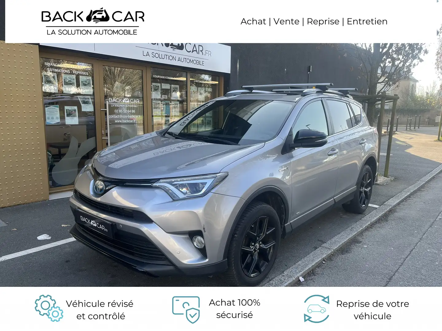 Toyota RAV 4 197ch 2WD Design Gris - 1